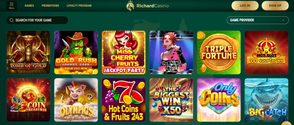 richard casino pokies