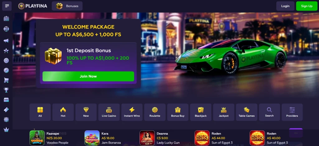 playfina casino